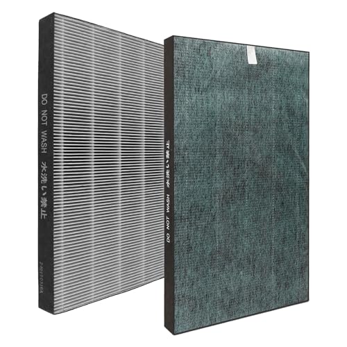 KTJBESTF 空気清浄機交換用フィルター 集じんフィルターfz-w80hf 制菌HEPAフィルター 空気清浄機用交換部品 形名：FZ-W80HF